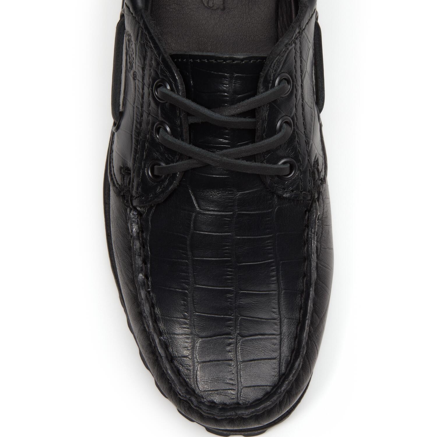 Authentic Black Full Grain loafers – Crocodile